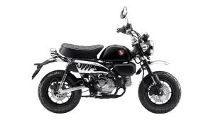 Honda Z125 Monkey 2025 Silver Metallic Pearl Shining Black