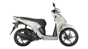 Honda Vision 100 2025 Pearl Snowflake White